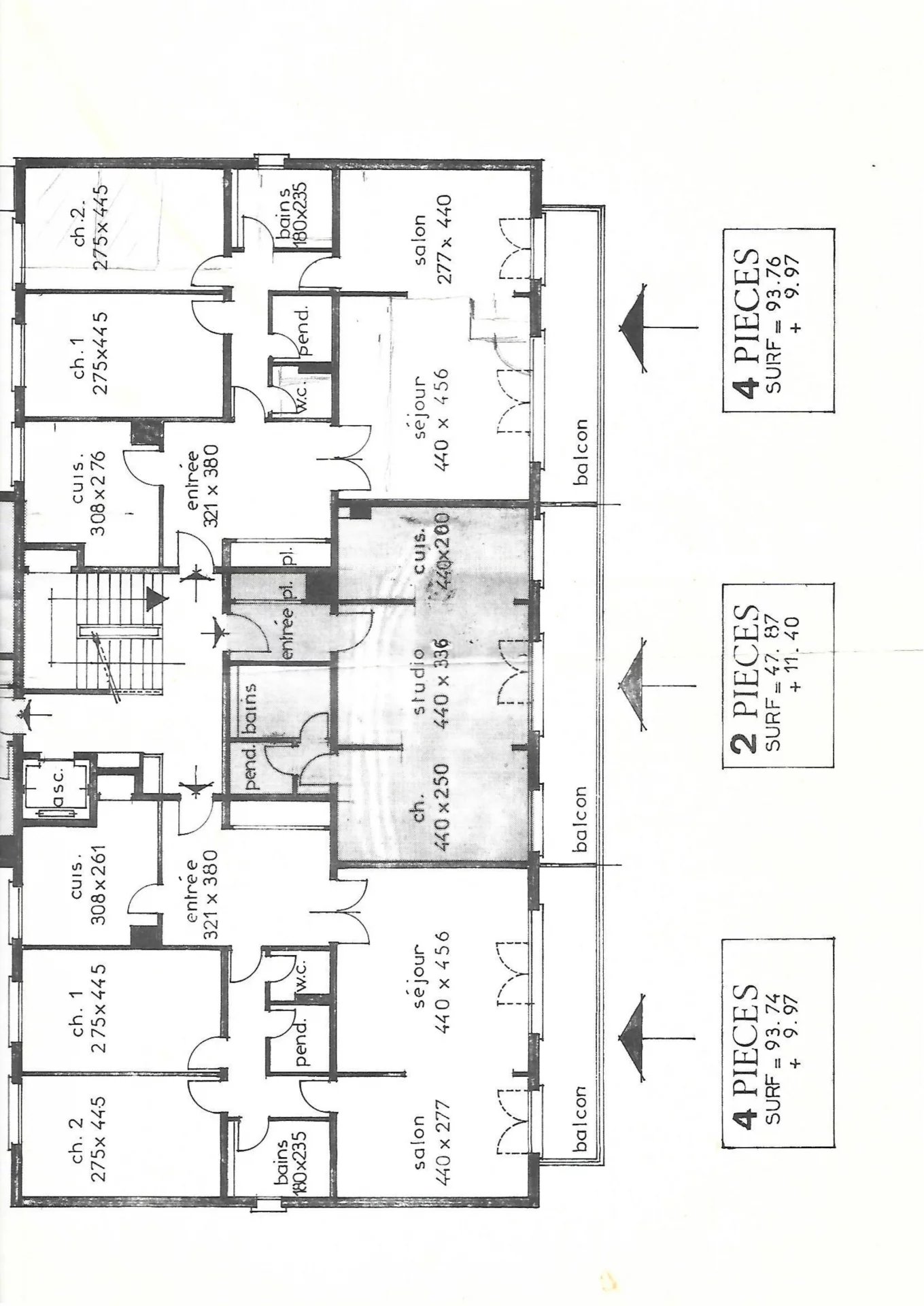 Appartement, 4 pièces, 92m2